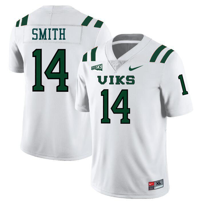 Portland State Vikings #14 Tyrese Smith College Footbaall Jerseys,Uniforms Stitched-White